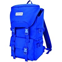 Aventura 30331 Backpack, Flap Backpack, Water Repellent, Nylon, Large Capacity, A4, Mesh Pocket, Back, Zipper, 5.3 gal (20 L), All Blue