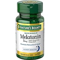 Nature's Bounty Melatonin 3 mg Tablets 120 Tablets