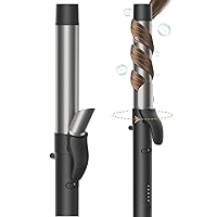 Rotating Curling Iron, TYMO Ionic Automatic Curling Iron 1 1/4 Inch for Medium/Long Hair, Travel Hair Curler Long Tourmaline Ceramic Barrel for Beach Waves, Up to 430℉
