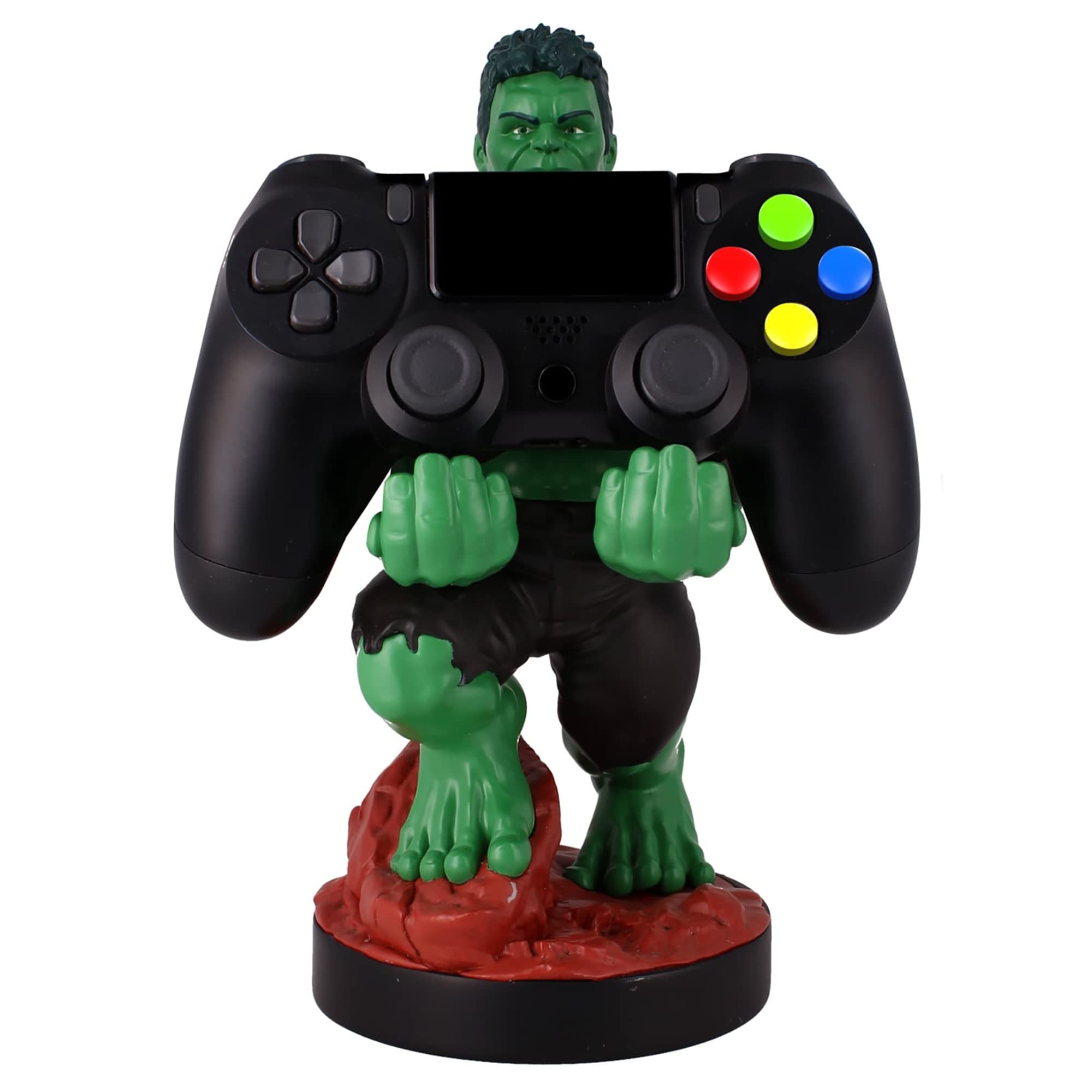 Exquisite Gaming Cable Guys: Marvel Avengers Hulk Phone Stand & Controller Holder - Officially Licenced Figure