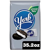 YORK Dark Chocolate Peppermint Patties, Easter Candy Party Pack, 35.2 oz
