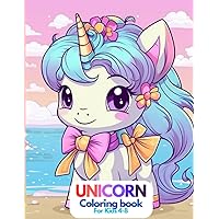 Unicorn Coloring Book: Coloring book for kids age 4-8
