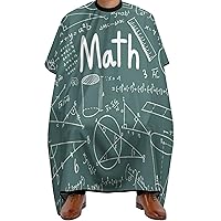 Math Formula Doodle Tools Barber Cape for Adults Professional Salon Hair Cutting Cape Hairdresser Apron