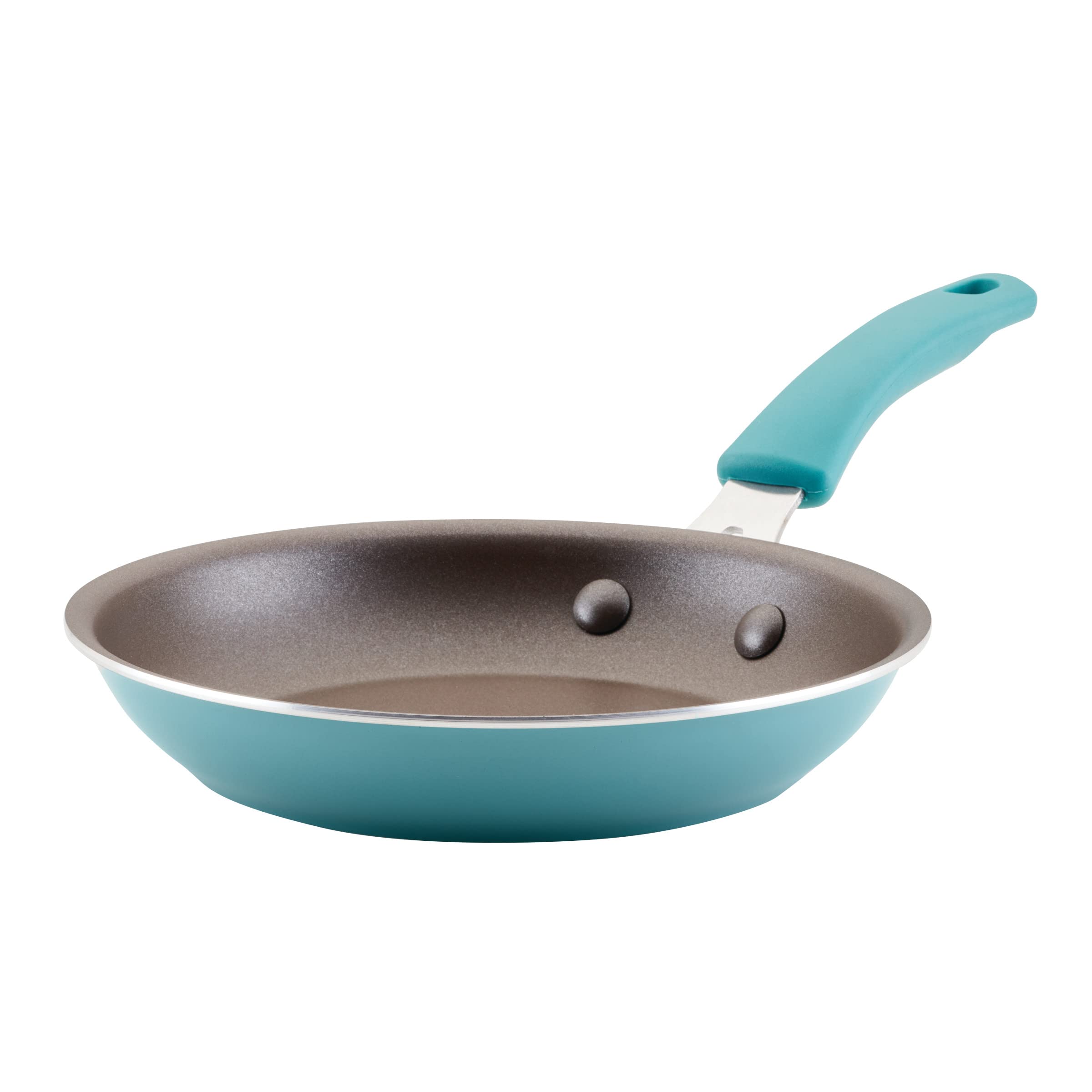 Rachael Ray Cook + Create Nonstick Frying Pan/Skillet, 8.5 Inch, Agave Blue