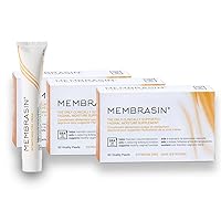 Membrasin Vitality Pearls & Intimate Moisture Cream 90 Day Supply - Vaginal Moisture Supplement & Vaginal Cream for Dryness