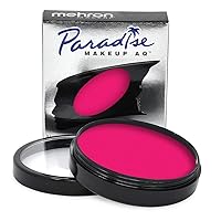 Mehron Makeup Paradise Makeup AQ Face & Body Paint (1.4 oz) (Intergalactic – Neon Pink/Coral UV)
