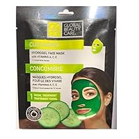 Global Beauty Care Pore Cucumber Hydrogel Face Mask with vitamins A, C, E