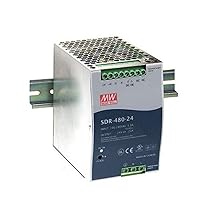 MEAN WELL SDR-480P-24 Power Supply Switching Din Rail 480 Watt 24VDC@20A PFC Parallel Function
