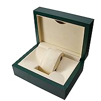 Green Leather High-end Watch Case, Retro Portable Jewelry Storage Single Box, Handicraft Collection Gift Box 0130B
