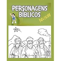 PERSONAGENS BÍBLICOS: PARA COLORFIR (Portuguese Edition)