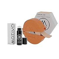 Motivo Advanced Scar Care Bundle: Scar Tape & Roller Serum (10ml) | Water & Sweat Resistant, Long-Lasting, Suitable for All Skin Types | Ideal for Surgical, C-Section, Trauma, & Acne Scars | Fair