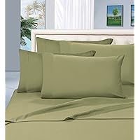 Elegant Comfort Luxurious Bed Sheets Set on Amazon 1500 Premier Wrinkle,Fade and Stain Resistant 4-Piece Bed Sheet Set, Deep Pocket, Full Sage/Green