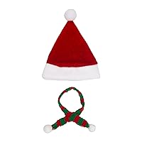 Costume Set for Eilik robot,Santa Hat and Red Green Striped Scarf