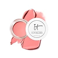 Glow with Confidence Sun Cream Blush - Blendable & Buildable Blush + Bronzer for a Pop of Sun-Blushed Color - 24HR Hydration with Hyaluronic Acid, Peptides & Vitamin E- 0.63 oz
