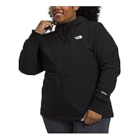 THE NORTH FACE Women's Shelbe Raschel Fleece Hooded Jacket (Standard and Plus Size), TNF Black, 1X