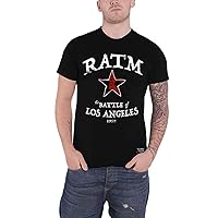 Men's Battle Star (Back Print) Slim Fit T-Shirt Black