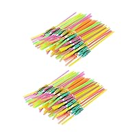 Beaupretty 100pcs Straw Party Supplies Party Accessories