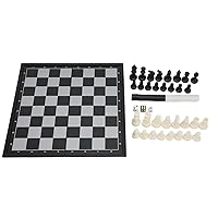plplaaoo 3 in 1 Magnetic Chess Board Set,24.7x24.8 Foldable Checker Backgammon Board Game Set,Chess Set,Wooden Chess Board, Jaeraph Chess Sets, Educational Toys for Kids and Adults