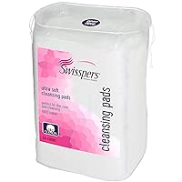 Swisspers Premium Ultra Soft Facial Cleansing Cotton Pads 50 ea (Pack of 4)