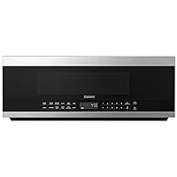 Galanz GLOMJK12S2SWN10 Low Profile Over The Range Microwave Hood Combination Steam & Sensor Cooking, 11 Power Levels, 1.2 Cu Ft, Stainless Steel