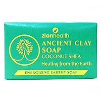 Adama Minerals Ancient Clay Coconut Shea Soap 100% Natural. Vegan Soap