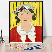 Paint by Numbers Kits for Adults and Kids Woman Reading Painting by Henri Matisse Paint by Numbers Kit for Kids and Adults