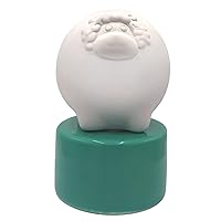 Wild Essentials Counting Sheep Ceramic Aromatherapy Wicking Diffuser for Essential Oils and Fragrance, Non-Electric Air Freshener for Bedroom, Office, Bathroom, 5 inches tall