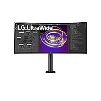 LG 34BP88CN-B 34” 21:9 QHD UltraWide™ Curved Ergo Monitor with HDR10, USB Type-C™, & AMD FreeSync™
