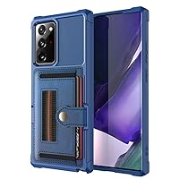 LOFIRY-Wallet Case for iPhone 15 Pro Max/15 Pro/15 Plus/15, Premium Leather Phone Case with Flip Card Slot Kickstand Shockproof Business Cover (15 Pro'',Blue)
