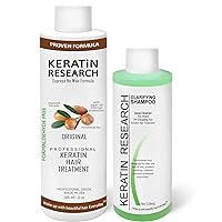 FORMALDEHYDE-FREE Brazilian Keratin Hair Treatment Salon Professional Results Complex Blowout with Argan Oil Amino Acids Fragrance Queratina Keratina Brasilera Tratamiento (180ML FF)