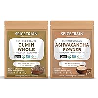 SPICE TRAIN, Cumin Whole (397g) + Ashwagandha Powder(397g)