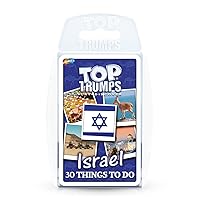 Top Trumps 30 Things to Do in Israel Classic Card Game, Learn about Tel Aviv and the Chords Bridge in Jerusalem in this educational pack, gift and toy for boys and girls aged 6 plus