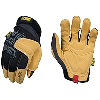 Mechanix Wear: Material4X Padded Palm Work Gloves (X-Large, (Brown/Black)