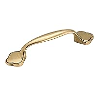 Amerock | Cabinet Pull | Light Antique Brass | 3 inch (76 mm) Center to Center | Everyday Heritage | 1 Pack | Drawer Pull | Drawer Handle | Cabinet Hardware