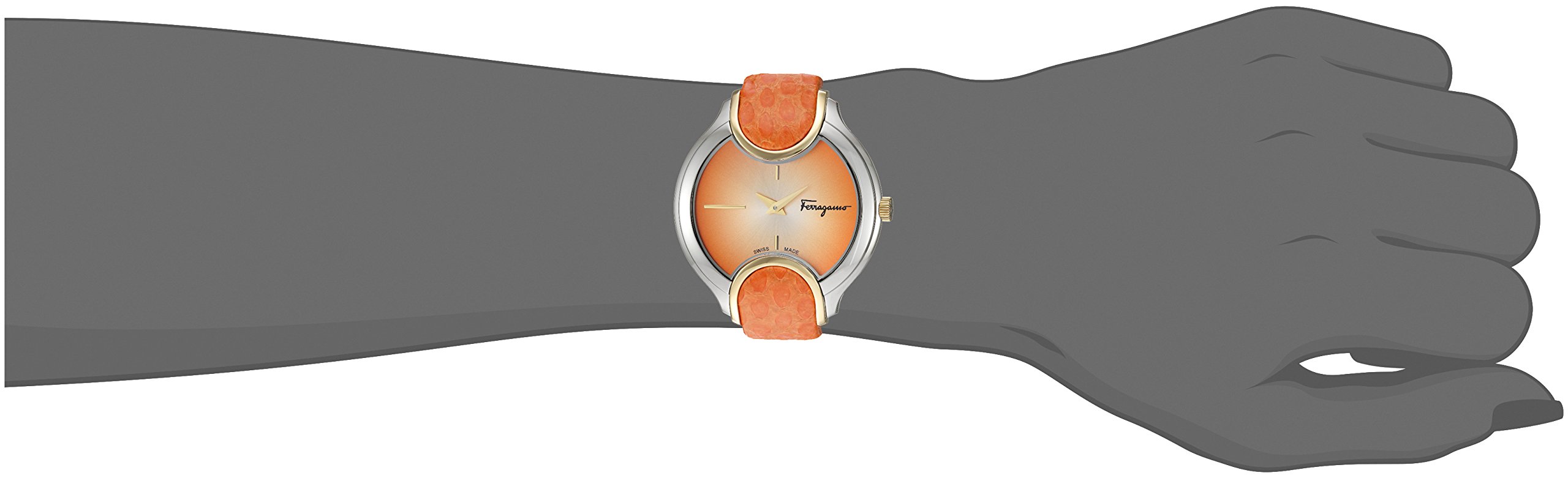 Salvatore Ferragamo Women's FIZ030015 Signature Analog Display Quartz Orange Watch