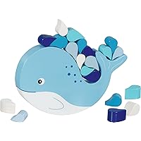 Goki 56664 Whale Balance Game Skill, Multicoloured