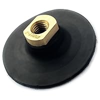 Flexible Rubber Backing Pad 4 inch Hook and Loop Back Holder with M14 Thread