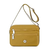 Oichy Crossbody Bags for Women Multi Pocket Waterproof Shoulder Bags Casual Nylon Purse Handbag Cellphone Wallet Purse