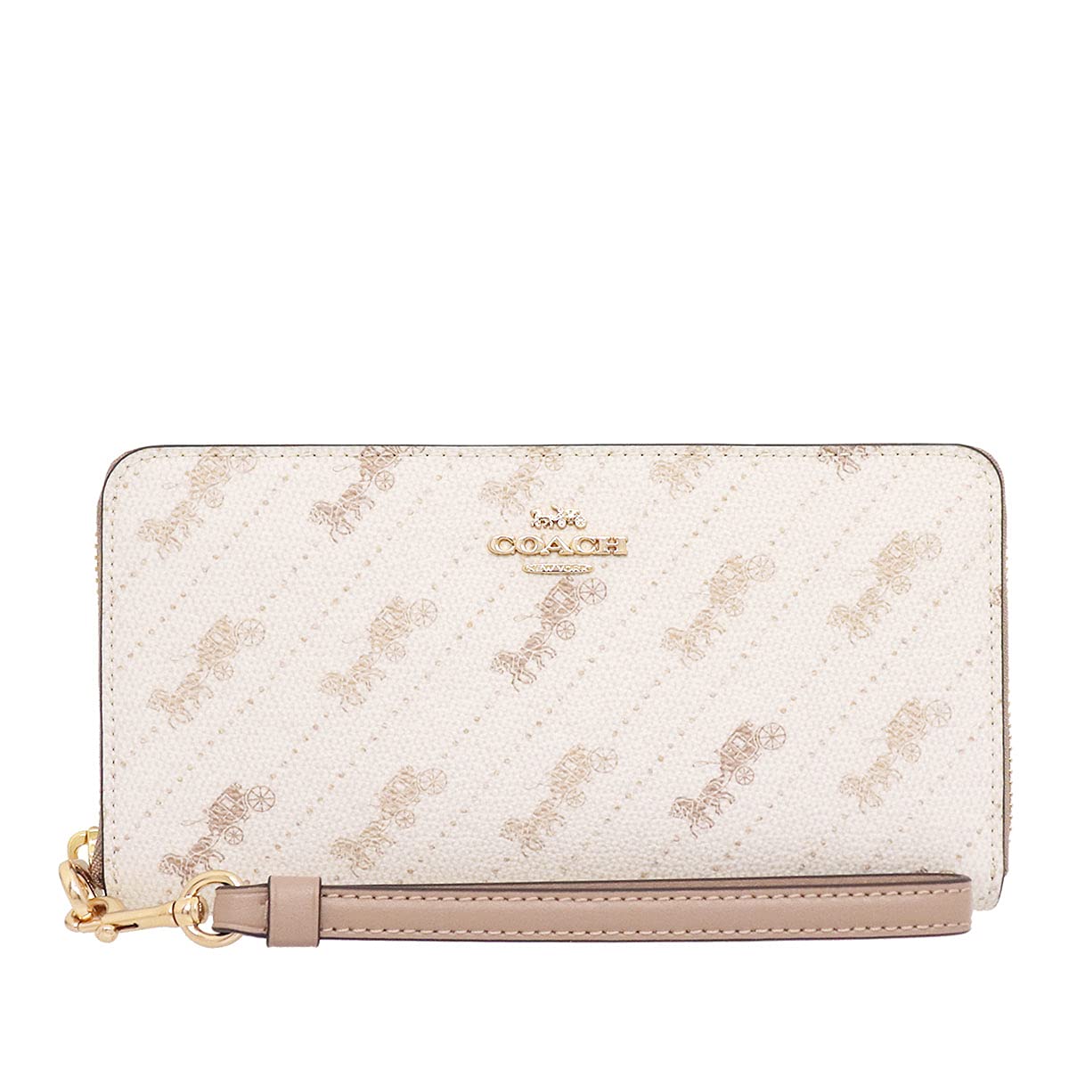 Mua Coach Long Wallet FC3547 C3547 Cream Horse and Carriage Dot Print Long  Zip Around Wallet (with Strap) Ladies [Outlet Product] [Brand] [Parallel  Import], #01 Cream trên Amazon Nhật chính hãng 2023 | Giaonhan247
