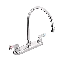 Moen 8287 Commercial M-Dura Kitchen Faucet 2.2 gpm, Chrome, 0.5