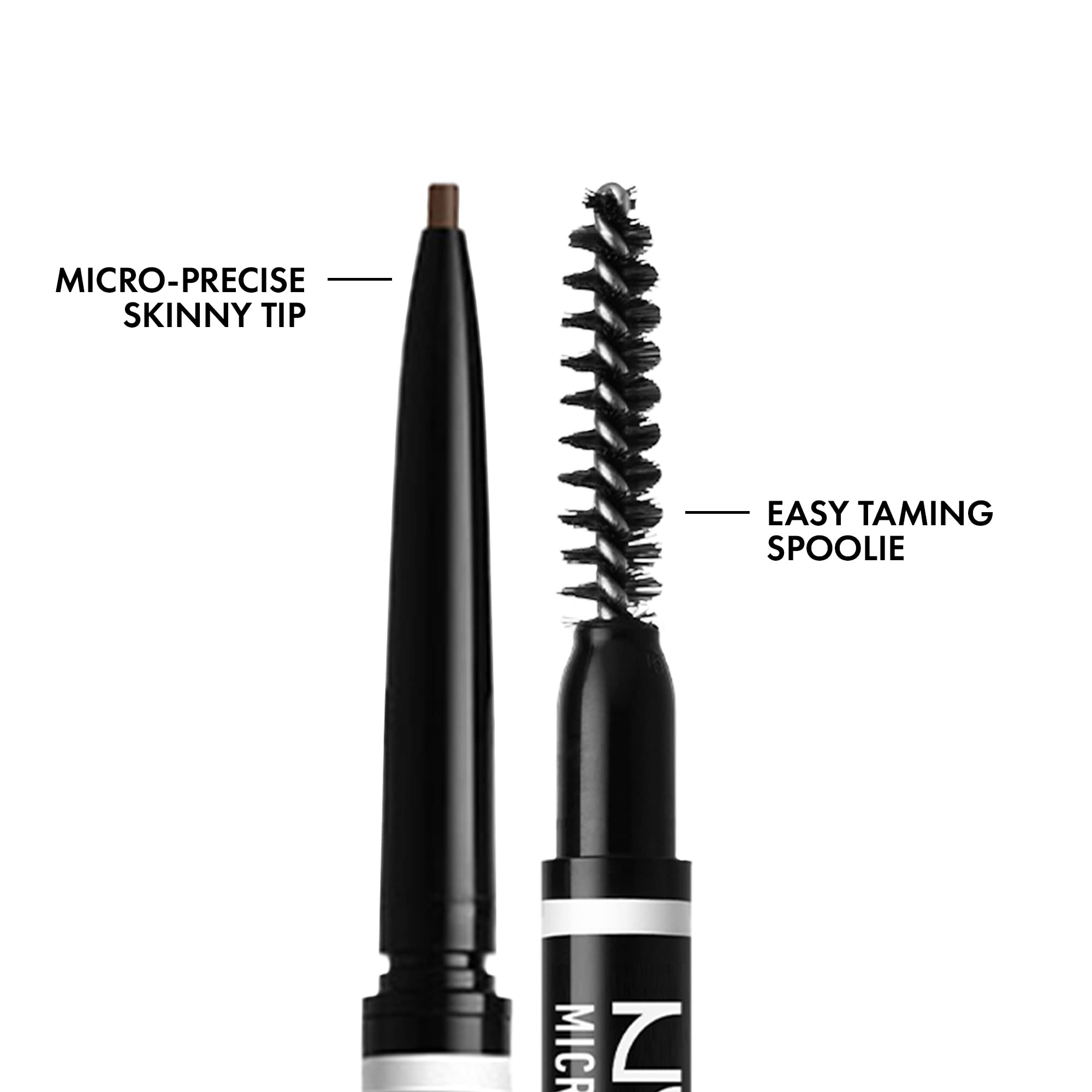 NYX PROFESSIONAL MAKEUP Micro Brow Pencil, Eyebrow Pencil, Brunette,1 Count