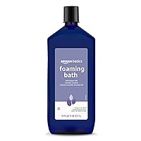 Amazon Basics Lavender Scented Foaming Bath with Essential Oil, 34 Fluid Ounce