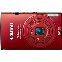 Canon PowerShot ELPH 110 HS 16.1 MP CMOS Digital Camera with 5X Wide-Angle Optical Image Stabilized Zoom Lens and Full 1080p HD Video (Red)
