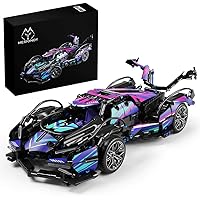 Mesiondy Sports Car Building Blocks Toys Boys，1:14 MOC Building Set Raceing Car Model,Construction Toy for Adults，Cars for Boys Age 6 7 8 9 Years Kids