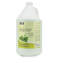 PRONAIL - Healing Therapy Massage Lotion - Professional Pedicure, Body and Hot Oil Manicure, Infused with Natural Oils, Vitamins, Panthenol and Amino Acids (Green Tea, 1 Gallon)