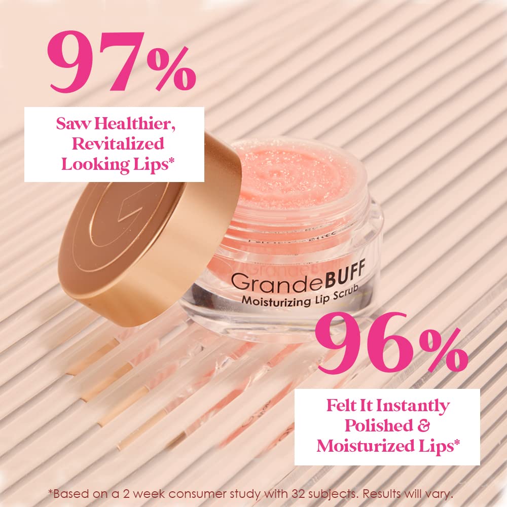 Grande Cosmetics GrandeBUFF Moisturizing Lip Scrub, 0.53 Fl Oz