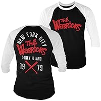 The Warriors Officially Licensed Coney Island Baseball 3/4 Sleeve T-Shirt