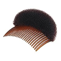 Hair Bump Clip For Volume 1Pc Bump It Up Volume Hair Styling Clip Bun Maker Hair Insert Tool Multifunctional Hair Accessories With Comb (Brown) Hair Bumps For Volume Insert