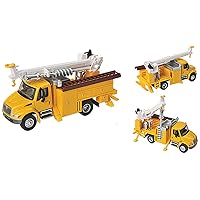 International, Yellow 4300 Utility Truck w/Drill