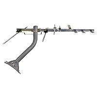RCA Compact Outdoor or Attic Yagi TV Antenna - Long Range Digital OTA Antenna for Clear Reception, NexGenTV Compatible, Supports 4K/8K 1080p TVs, Silver Color